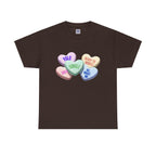 Single Hearts Valentine Unisex Tee
