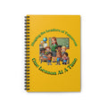Shaping the Leaders of Tomorrow Yellow Spiral Notebook - Ruled Line