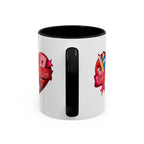 Teaching is Love Valentine’s Accent Coffee Mug (11oz, 15oz)