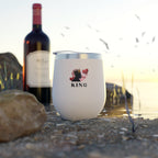 King of Hearts Valentine's Wine Tumbler