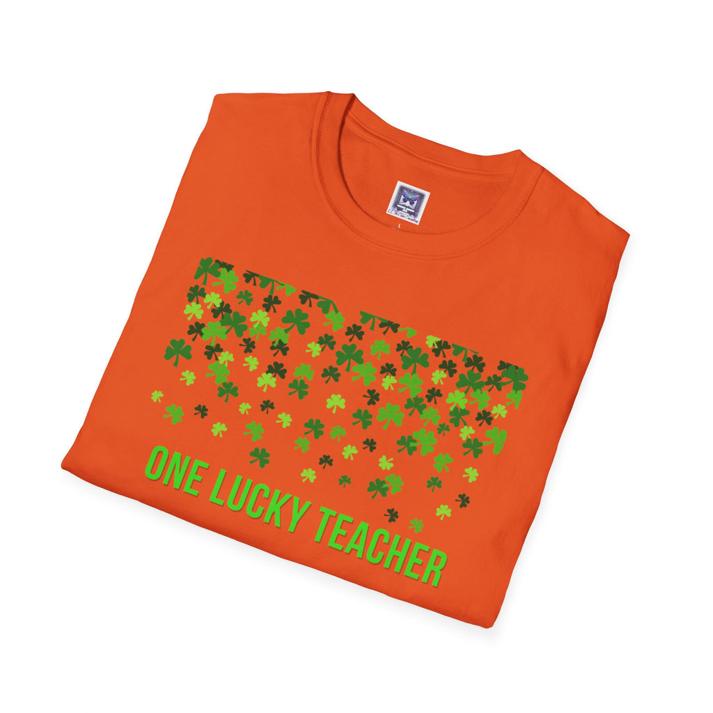 One Lucky Teacher Unisex Softstyle T-Shirt