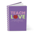 Teach Love Inspire Hardcover Purple Journal