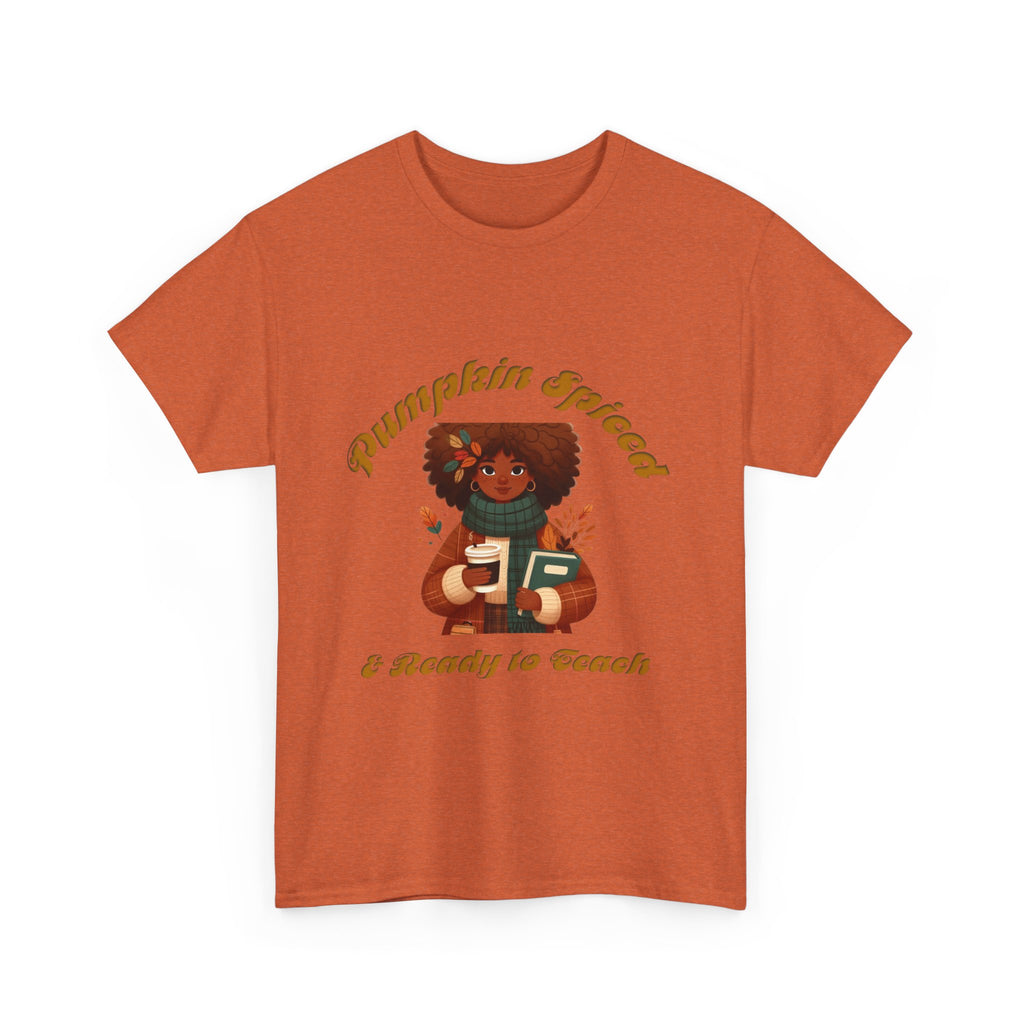 Pumpkin Spiced 5 Unisex Heavy Cotton Tee