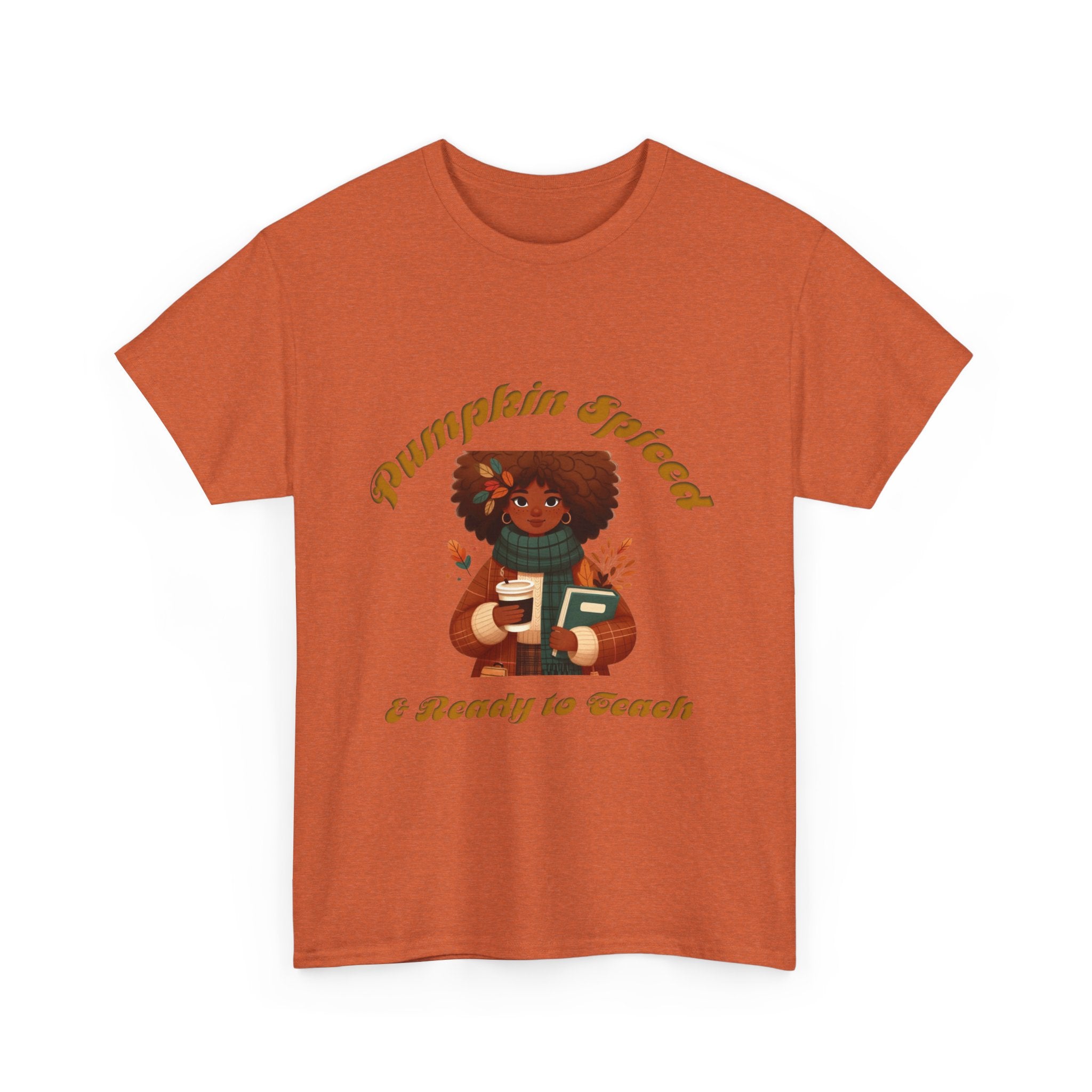 Pumpkin Spiced 5 Unisex Heavy Cotton Tee