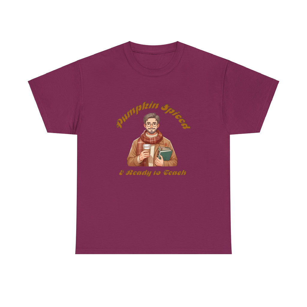 Pumpkin Spiced 7 Unisex Heavy Cotton Tee