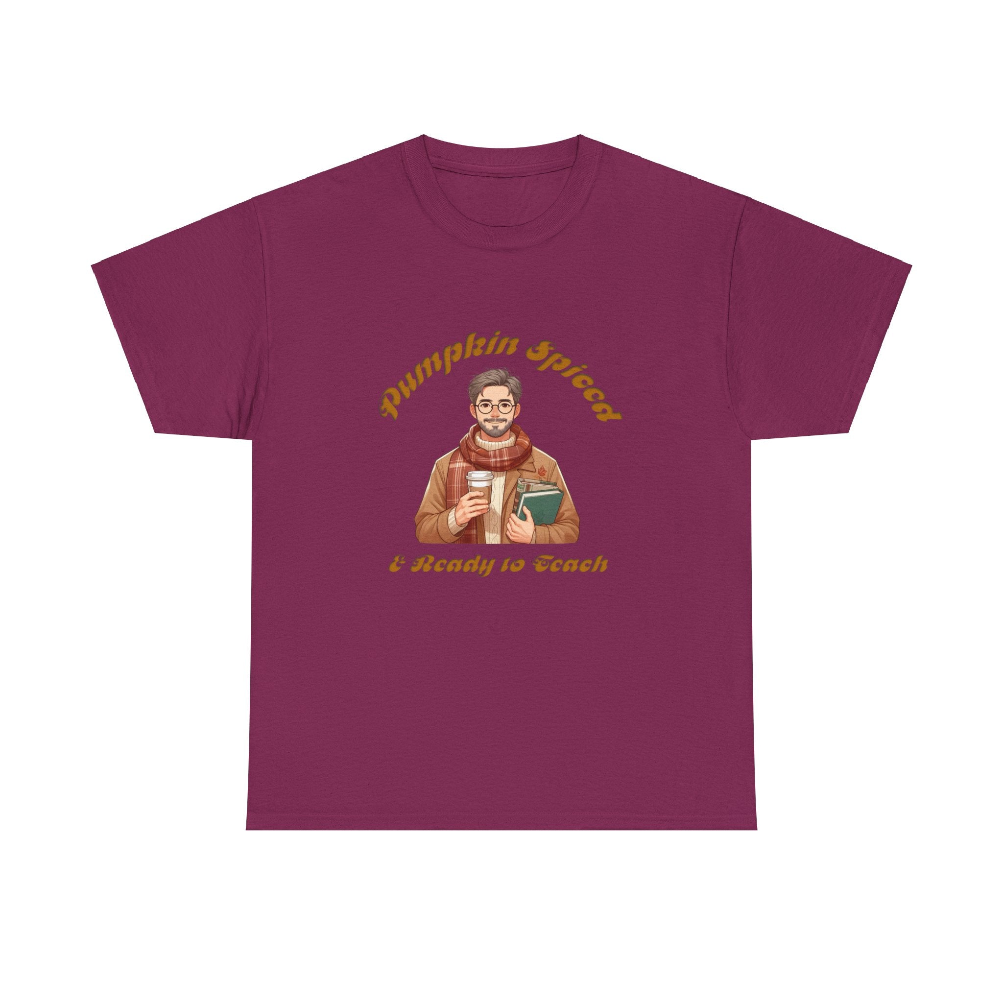 Pumpkin Spiced 7 Unisex Heavy Cotton Tee