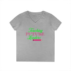 Teaching Future Leaders Ladies' V-Neck T-Shirt