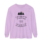Adult Trick or Treat Long Sleeve Shirt Long Sleeve T-Shirt