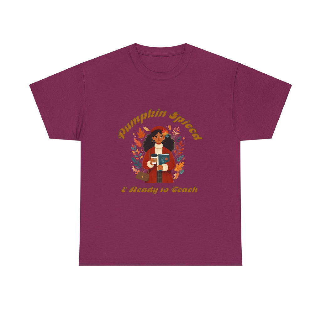 Pumpkin Spiced 1 Unisex Heavy Cotton Tee