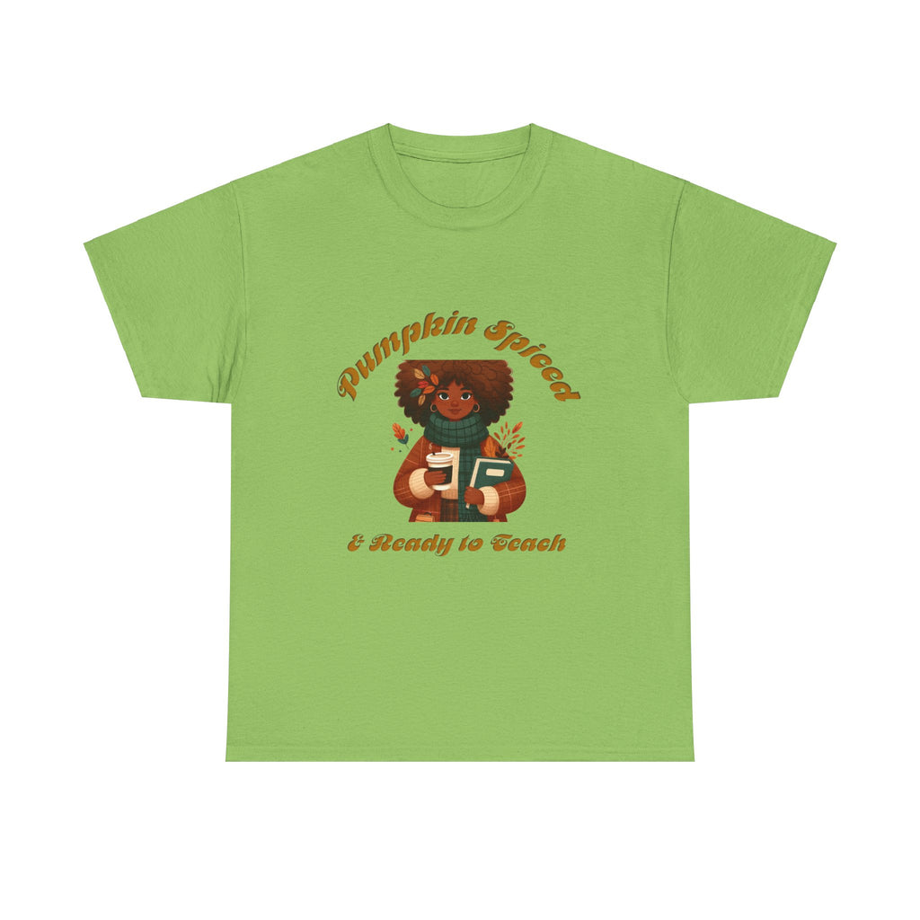 Pumpkin Spiced 5 Unisex Heavy Cotton Tee