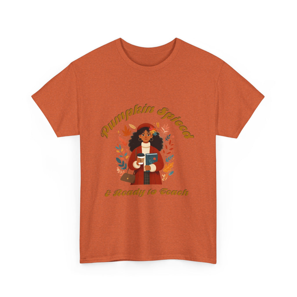 Pumpkin Spiced 1 Unisex Heavy Cotton Tee