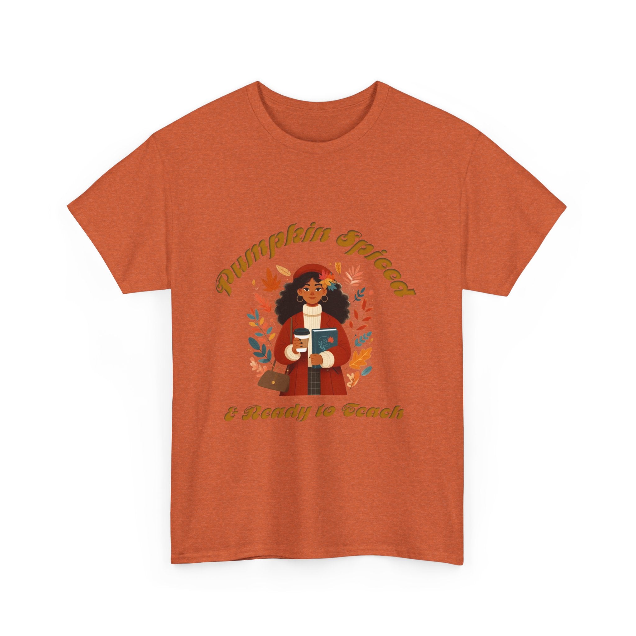 Pumpkin Spiced 1 Unisex Heavy Cotton Tee
