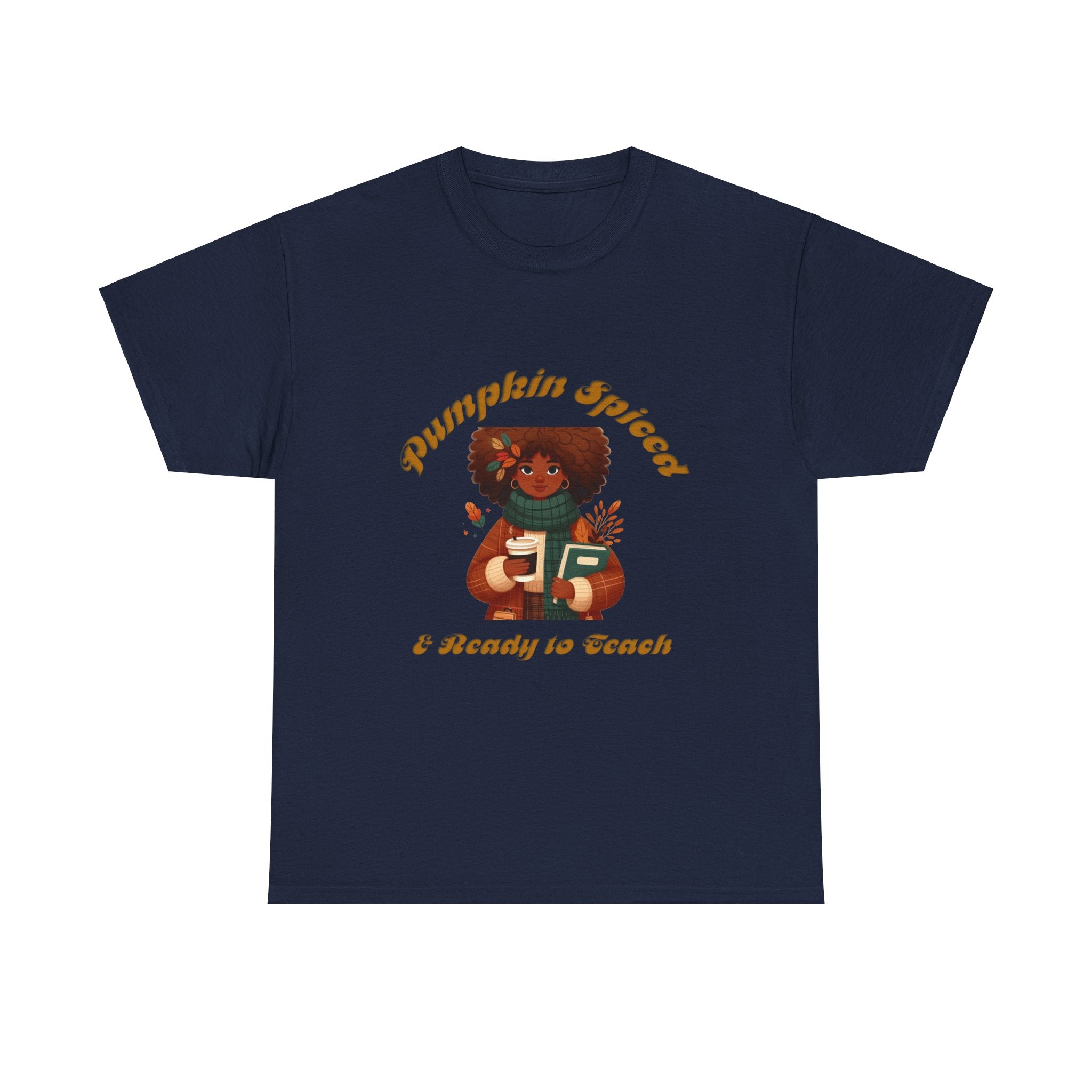 Pumpkin Spiced 5 Unisex Heavy Cotton Tee
