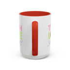 Teach Love Inspire Accent Coffee Mug