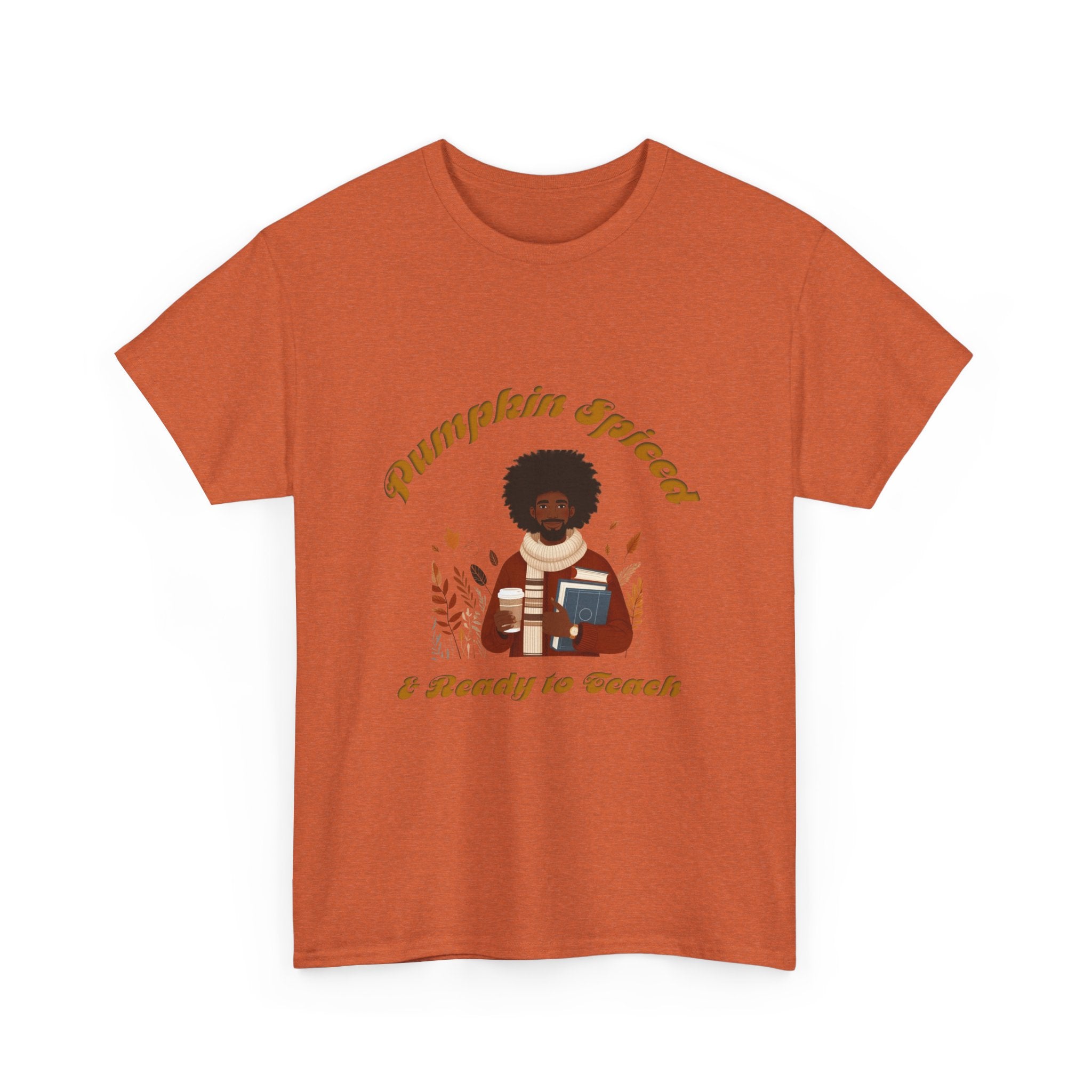 Pumpkin Spiced 4 Unisex Heavy Cotton Tee