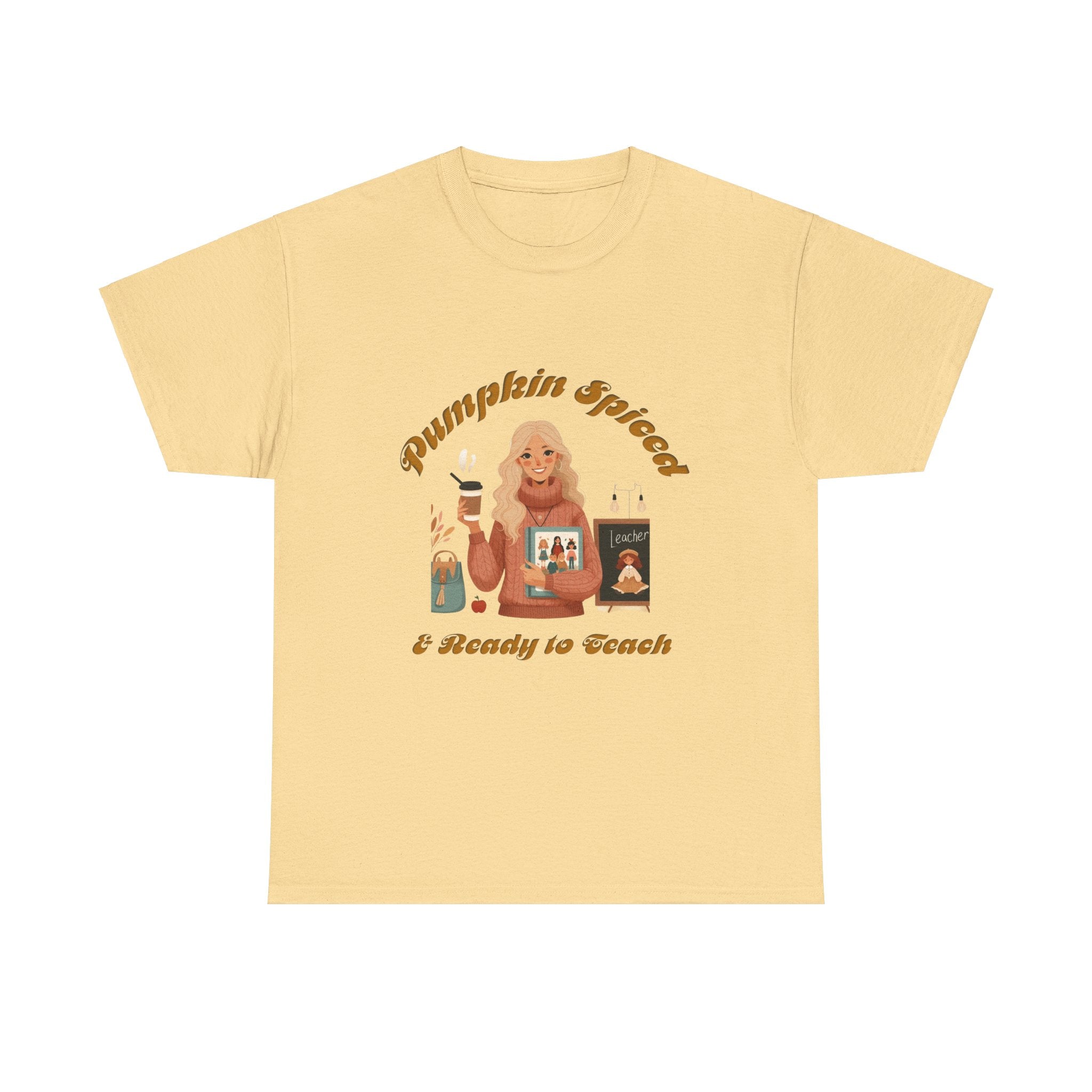 Pumpkin Spiced 6 Unisex Heavy Cotton Tee