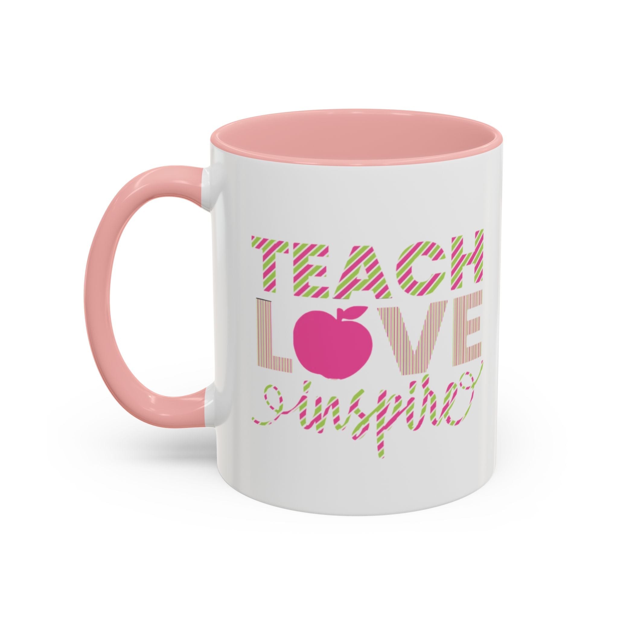 Teach Love Inspire Accent Coffee Mug