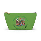 Shaping the Leaders of Tomorrow Green Accessory Pouch w T-bottom