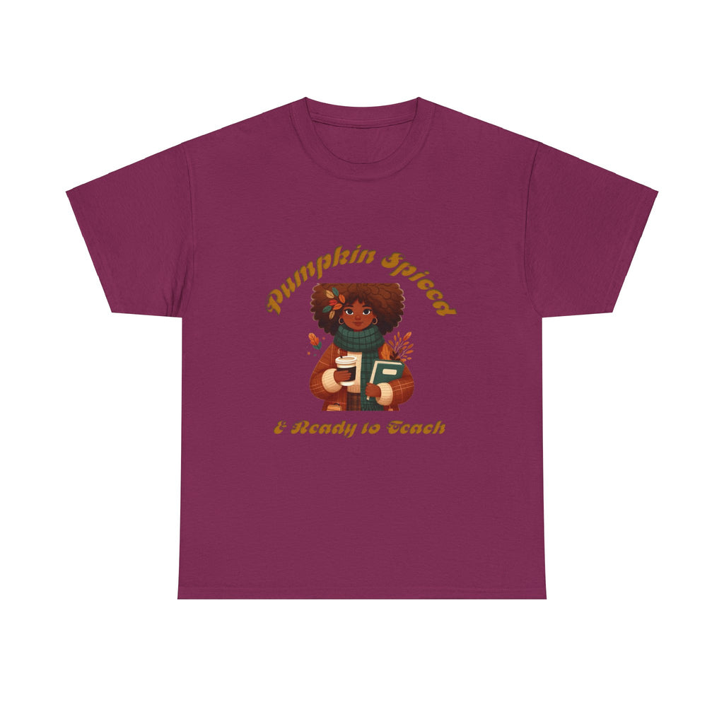 Pumpkin Spiced 5 Unisex Heavy Cotton Tee