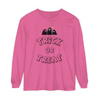 Adult Trick or Treat Long Sleeve Shirt Long Sleeve T-Shirt