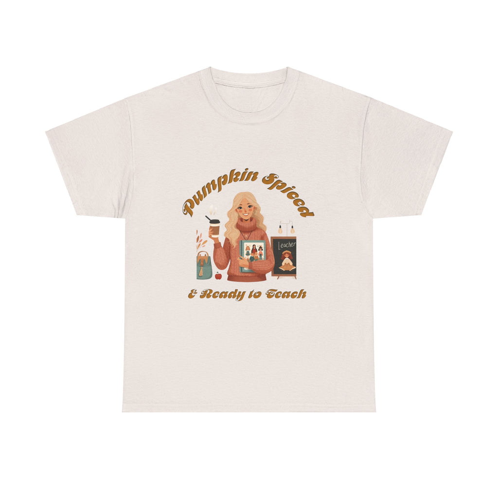 Pumpkin Spiced 6 Unisex Heavy Cotton Tee