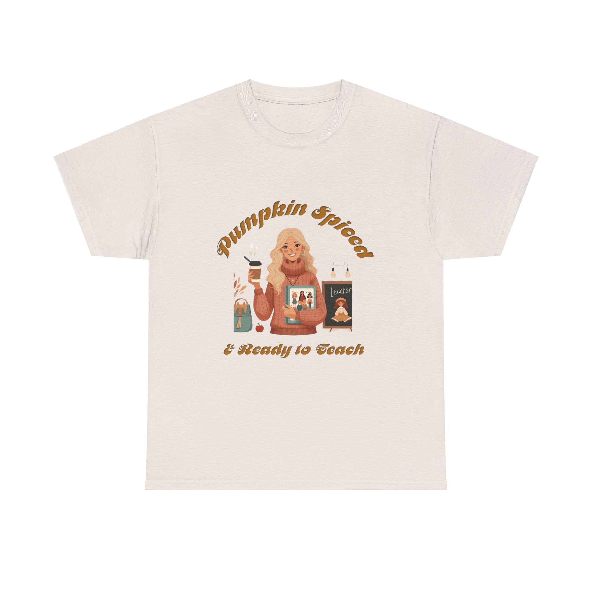 Pumpkin Spiced 6 Unisex Heavy Cotton Tee