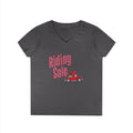 Riding Solo Valentine Ladies V-Neck Tee