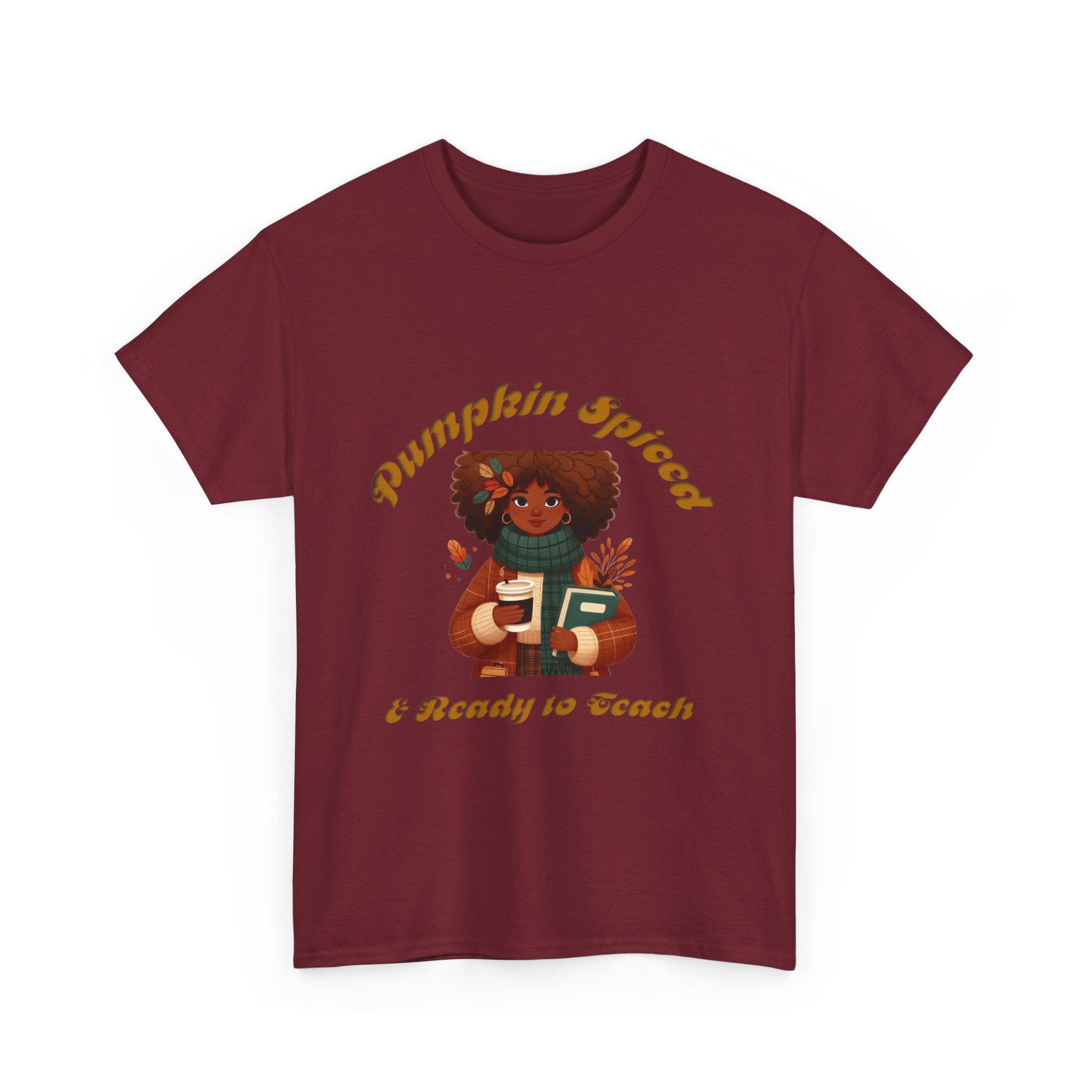 Pumpkin Spiced 5 Unisex Heavy Cotton Tee