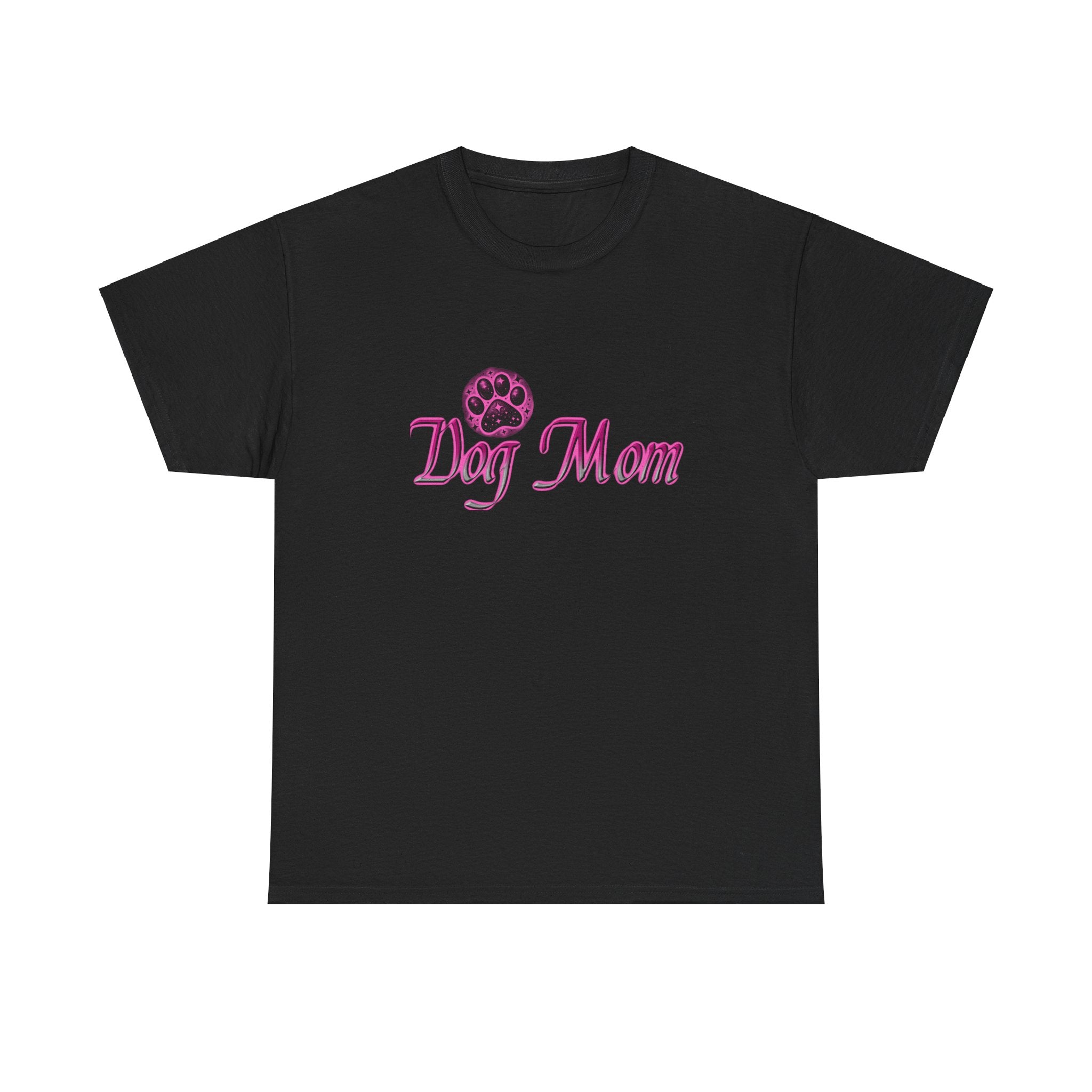 Dog Mom Pink Unisex Heavy Cotton Tee