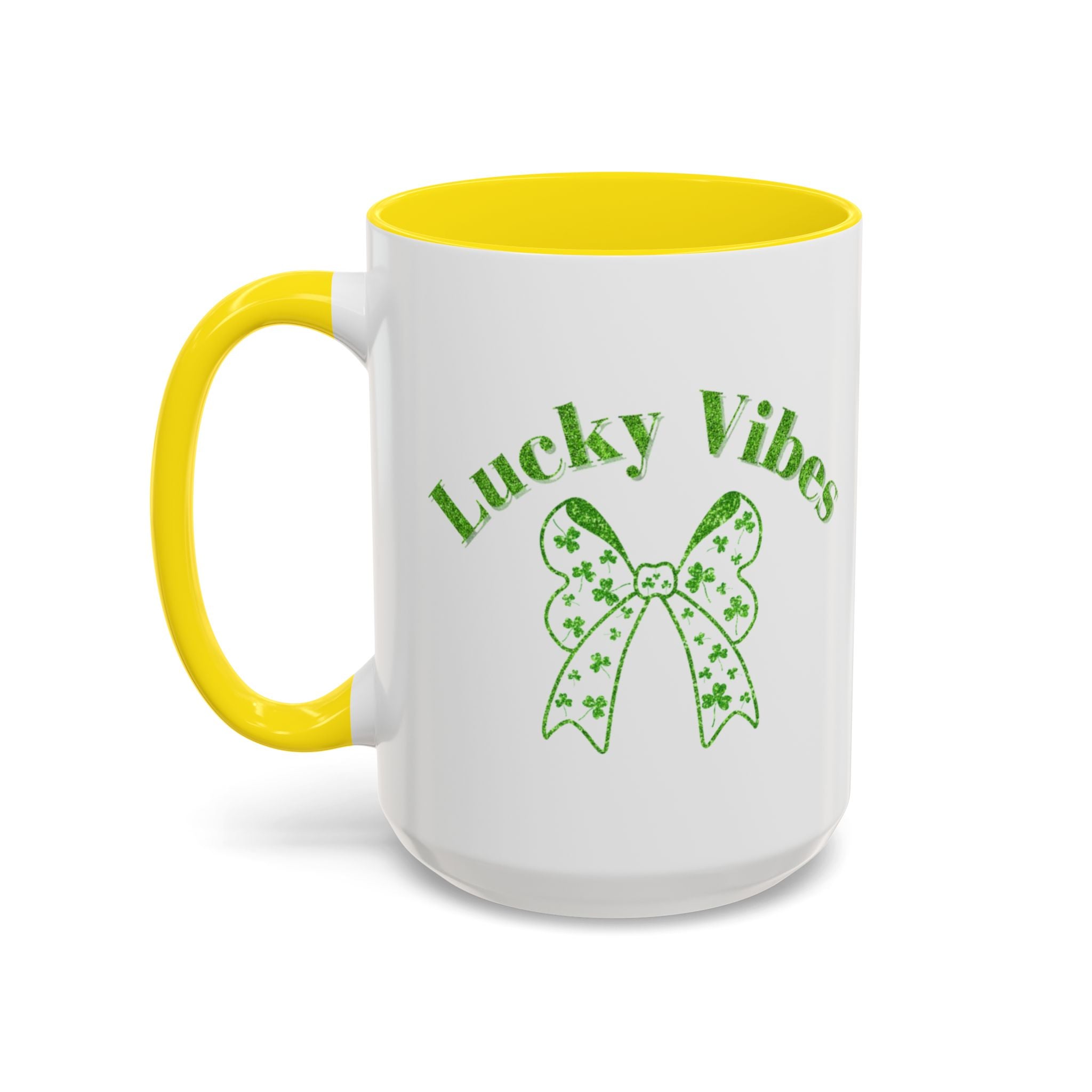 Lucky Vibes Accent Coffee Mug