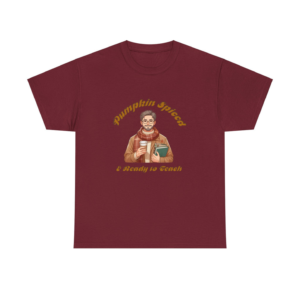 Pumpkin Spiced 7 Unisex Heavy Cotton Tee