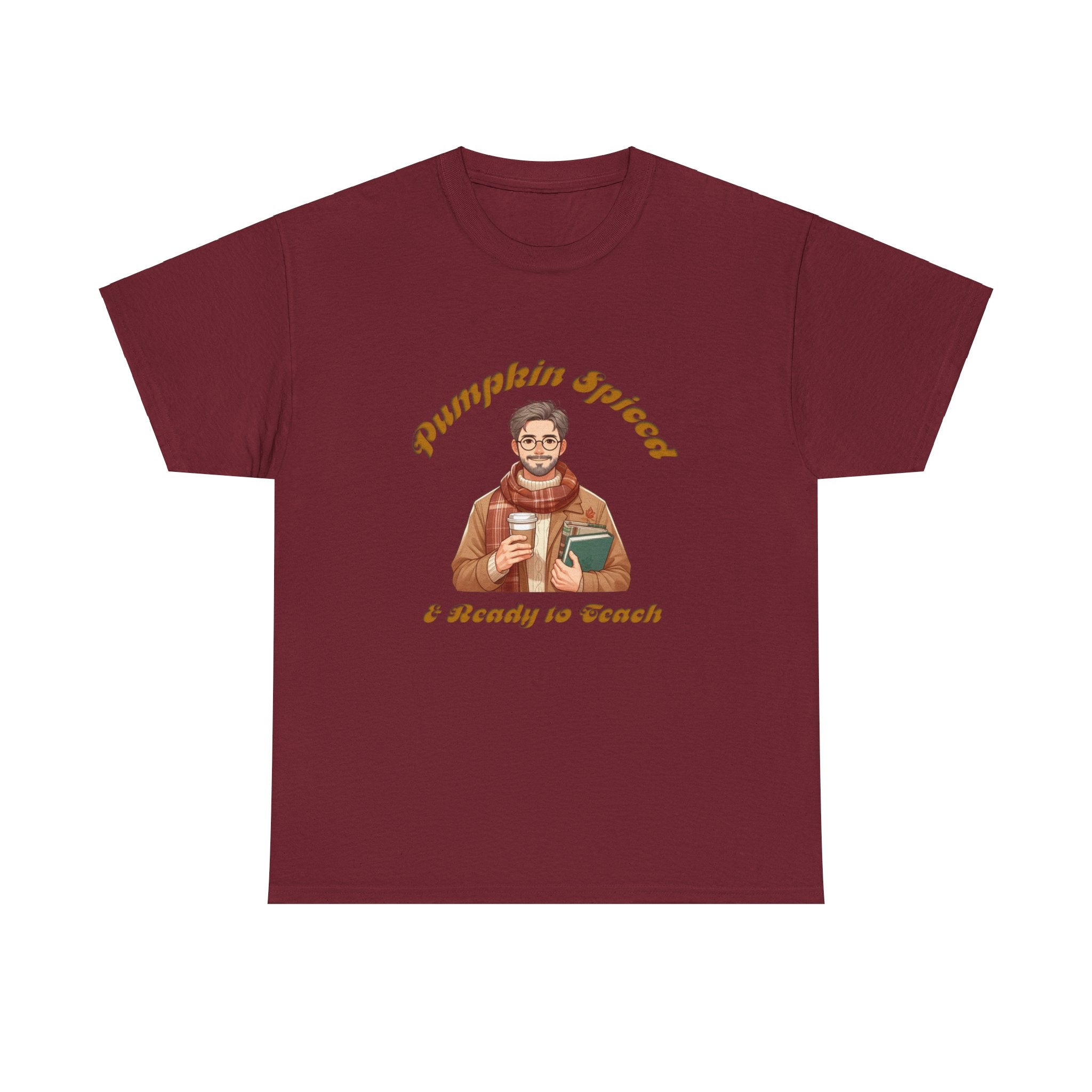 Pumpkin Spiced 7 Unisex Heavy Cotton Tee