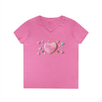 Love Hearts V-Neck T-Shirt