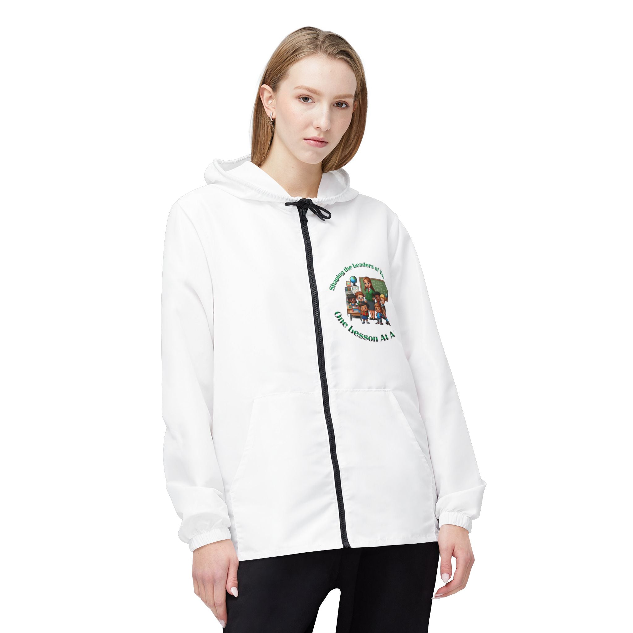 Shaping the Leaders of Tomorrow Windbreaker Jacket