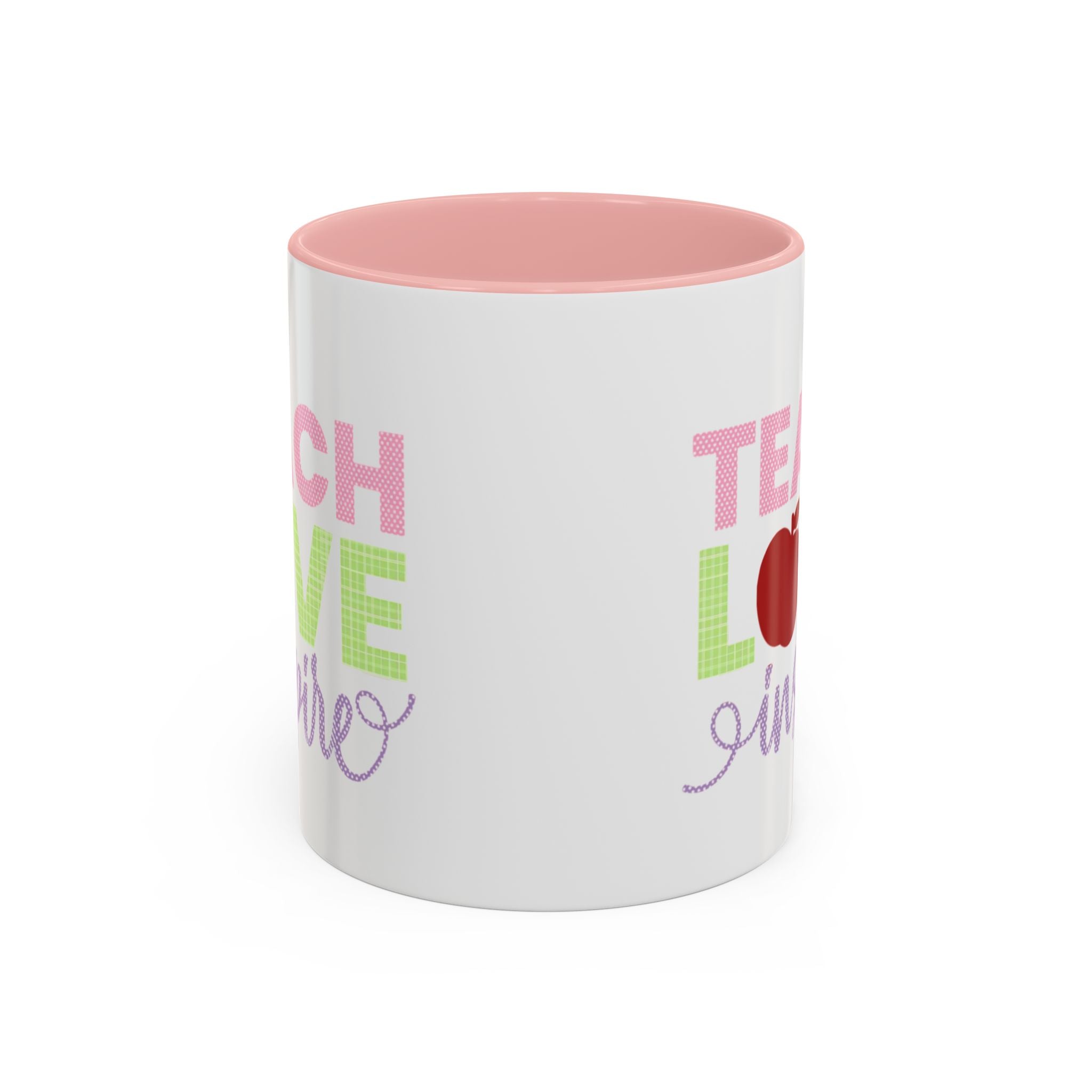 Teach Love Inspire Accent Coffee Mug