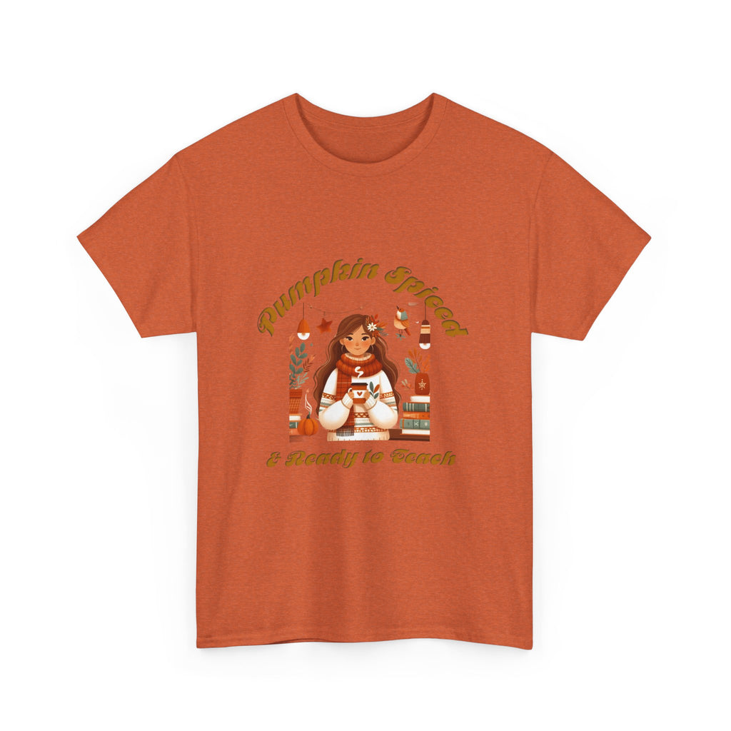 Pumpkin Spiced 3 Unisex Heavy Cotton Tee