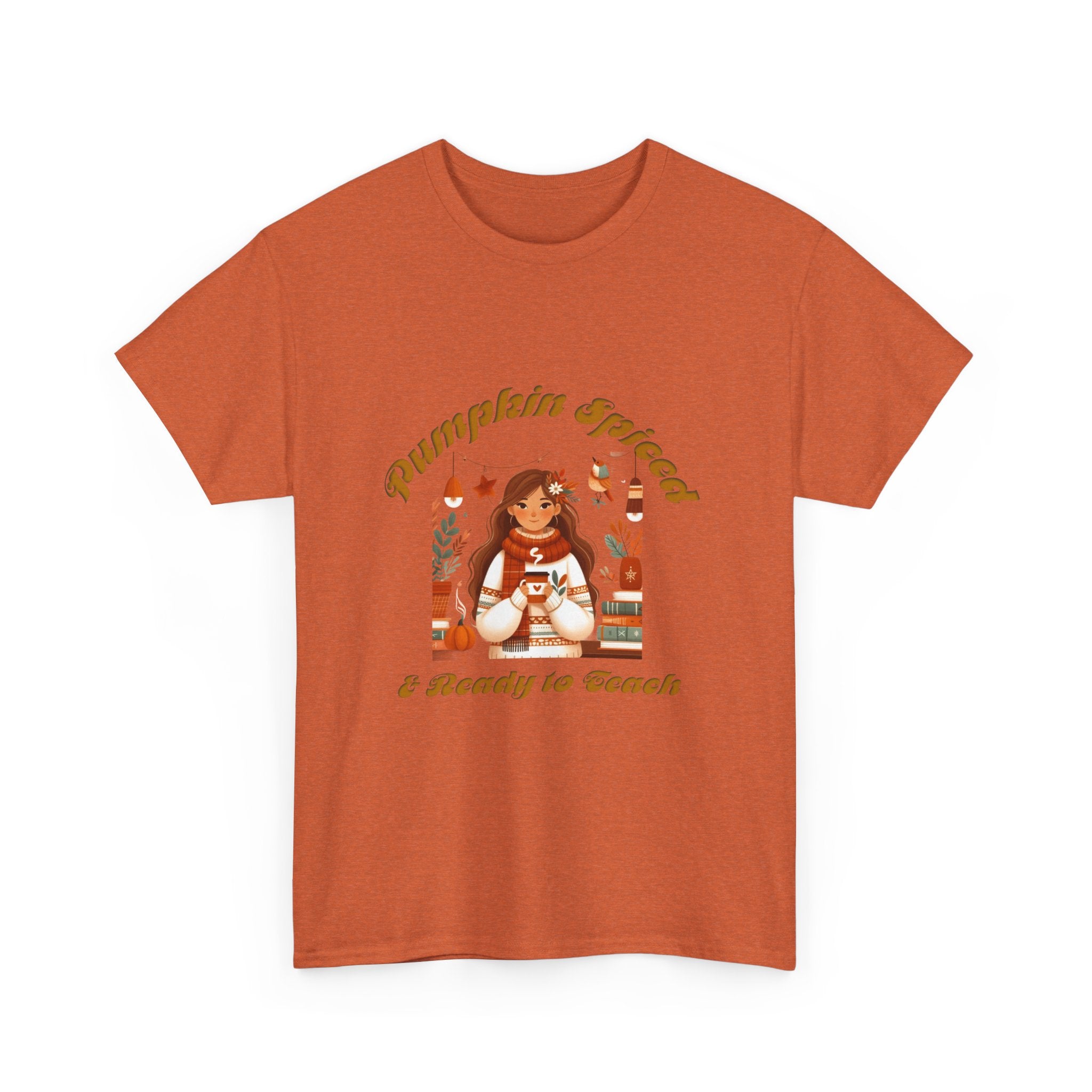 Pumpkin Spiced 3 Unisex Heavy Cotton Tee