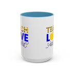 Teach Love Inspire Accent Coffee Mug
