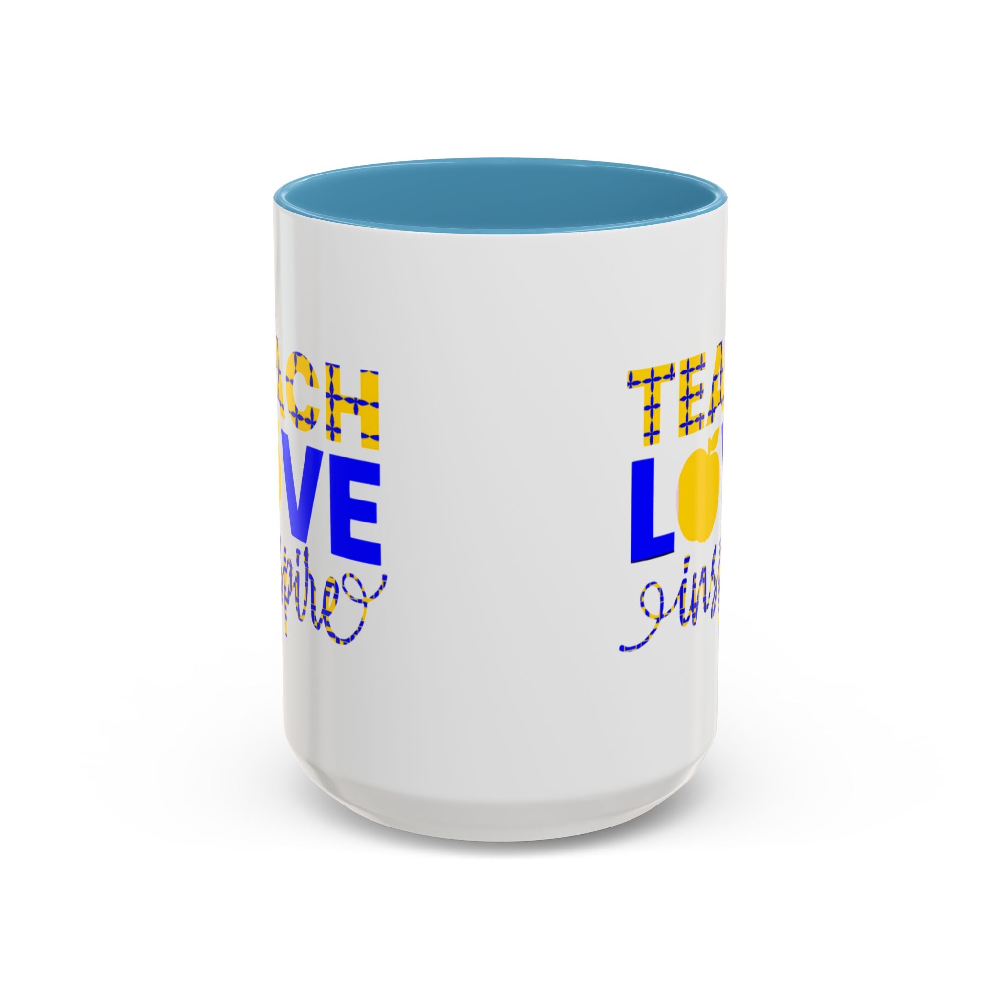 Teach Love Inspire Accent Coffee Mug