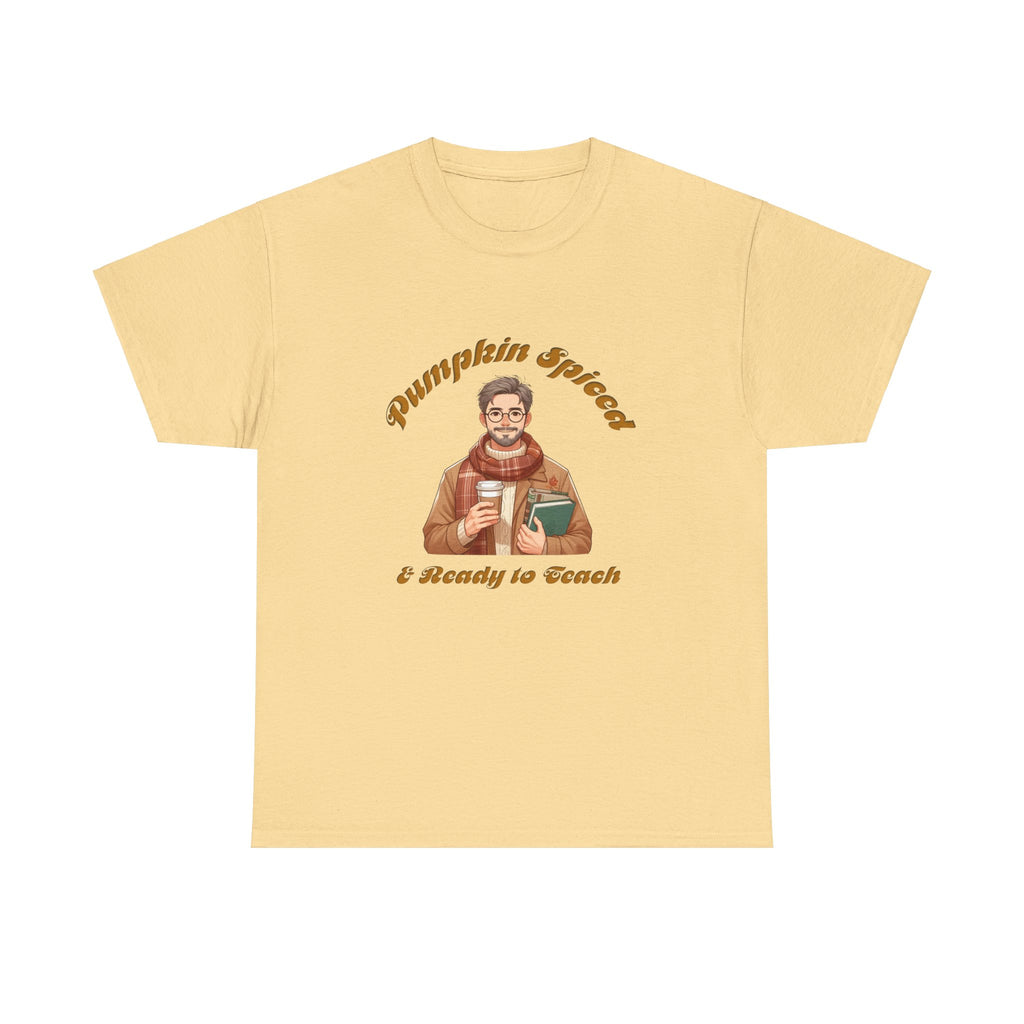 Pumpkin Spiced 7 Unisex Heavy Cotton Tee