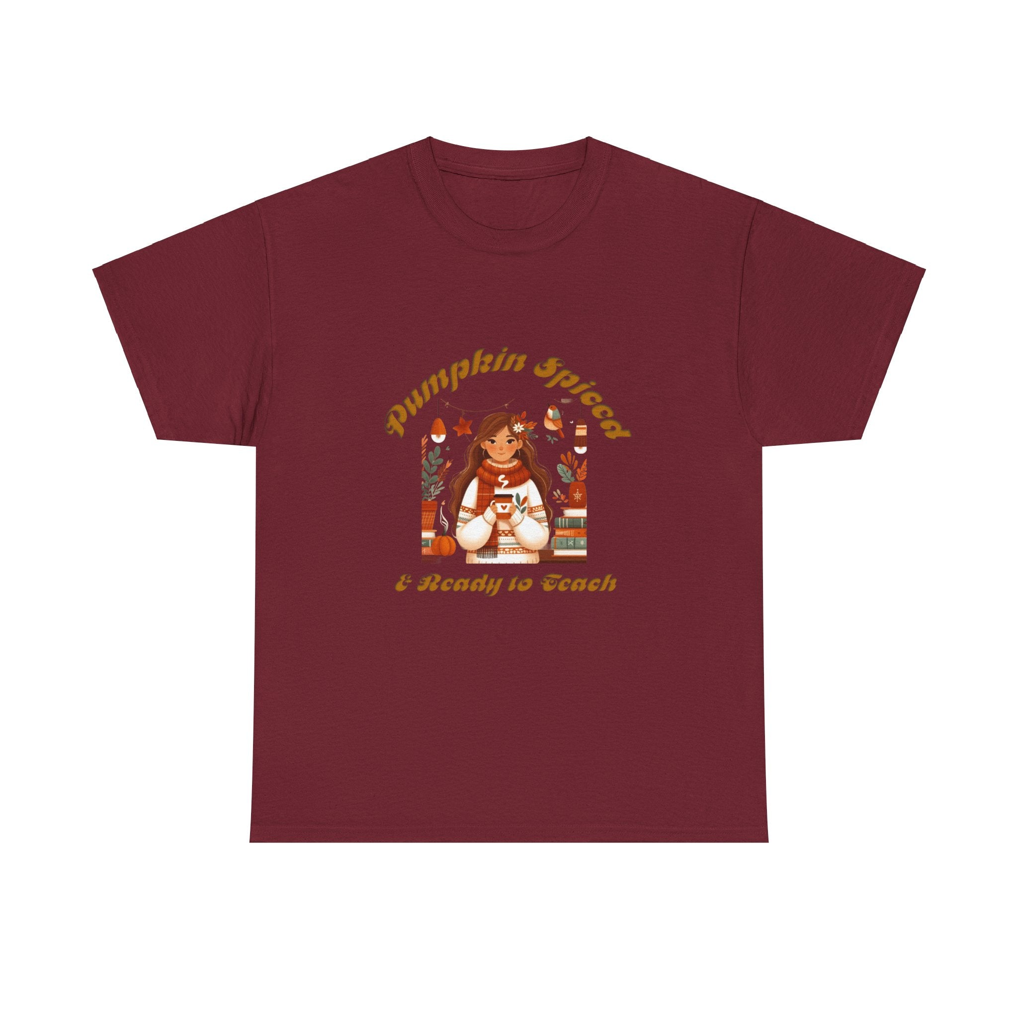 Pumpkin Spiced 3 Unisex Heavy Cotton Tee