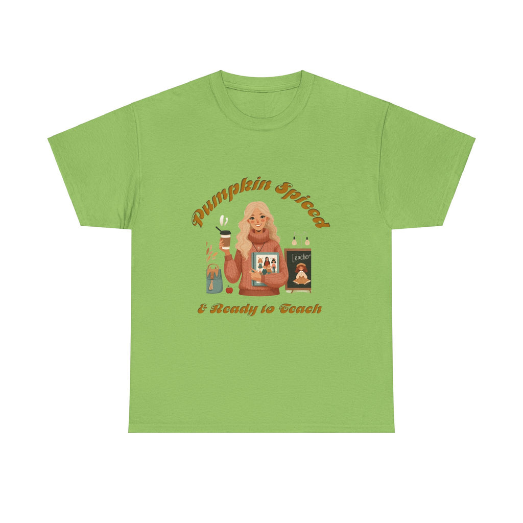 Pumpkin Spiced 6 Unisex Heavy Cotton Tee