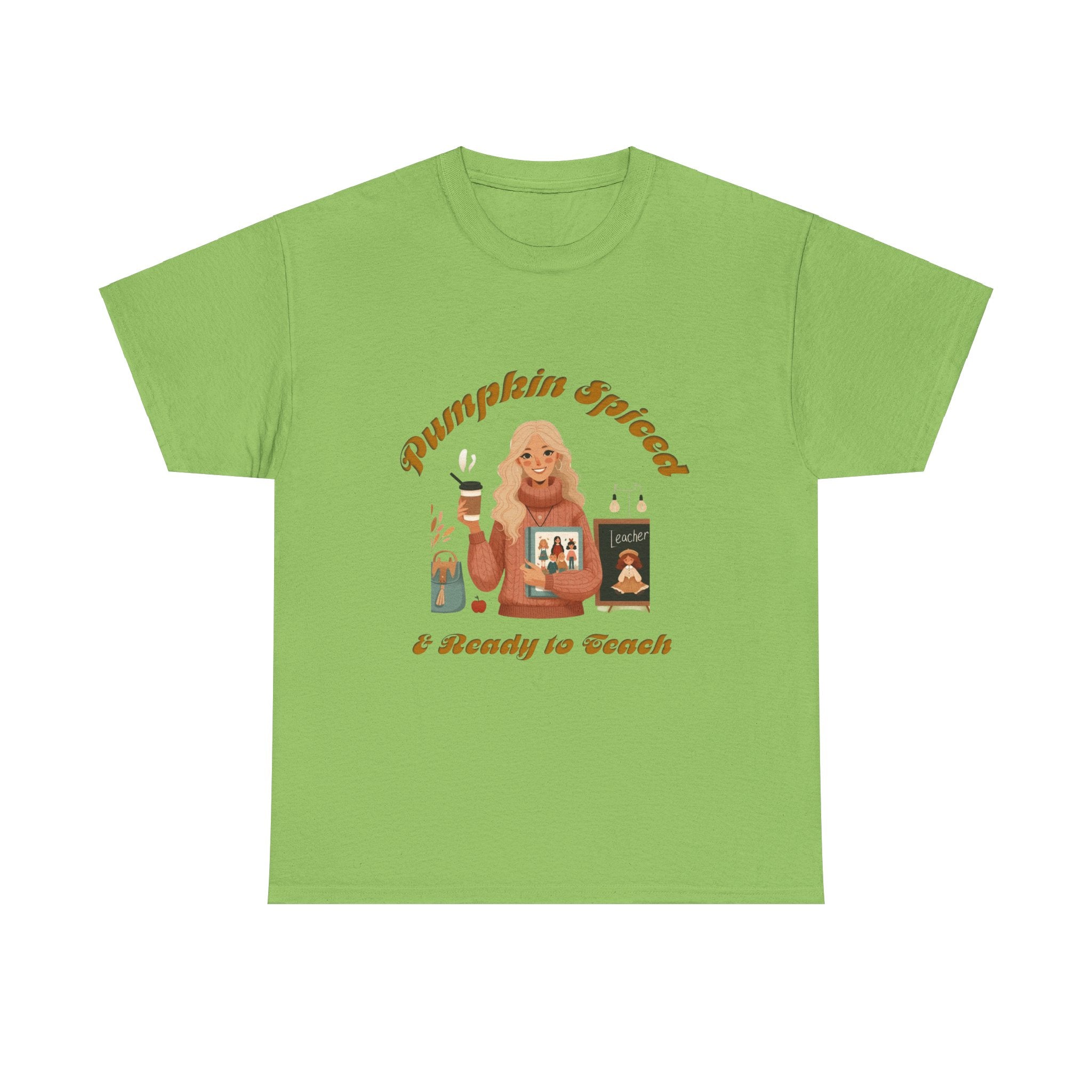 Pumpkin Spiced 6 Unisex Heavy Cotton Tee