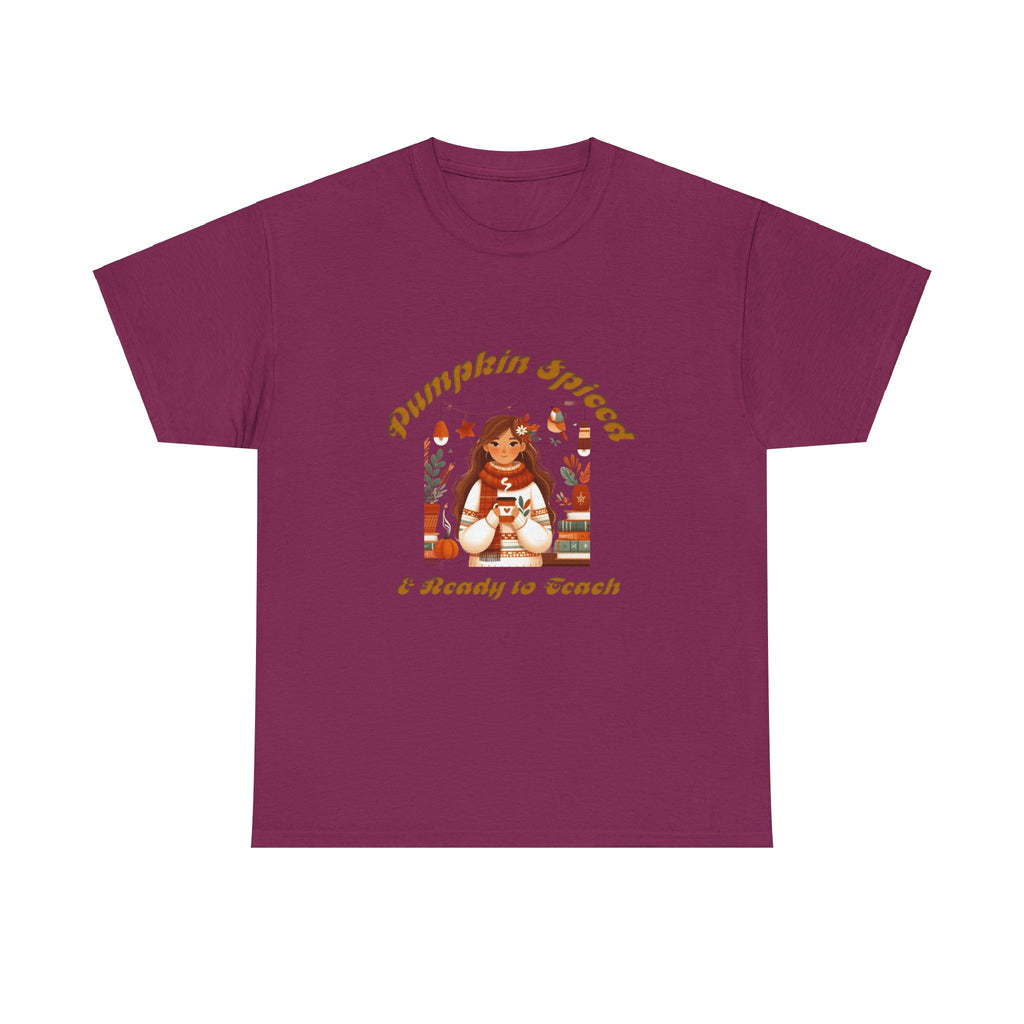 Pumpkin Spiced 3 Unisex Heavy Cotton Tee