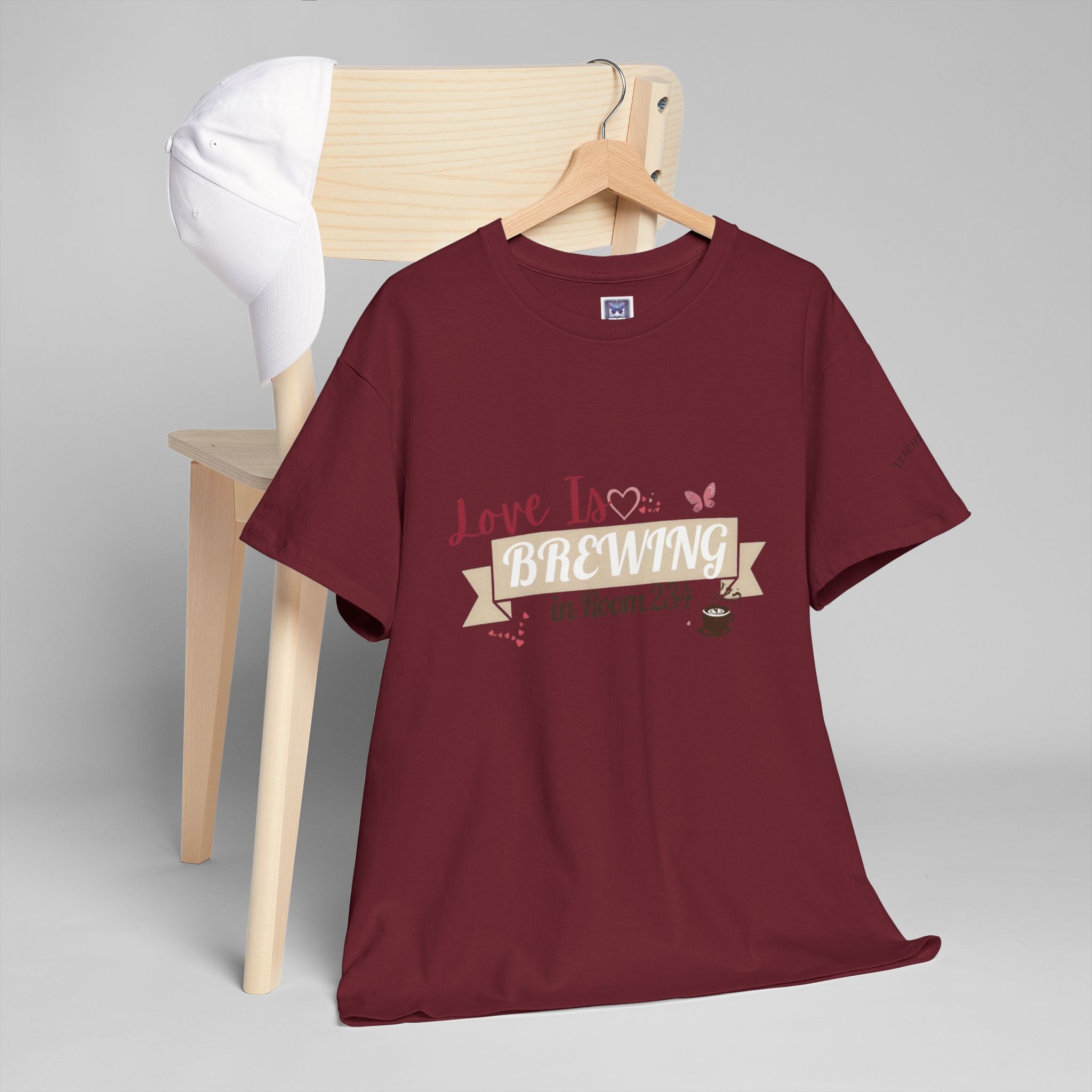 [NEW] Love is Brewing in Room ... Customizable Tee