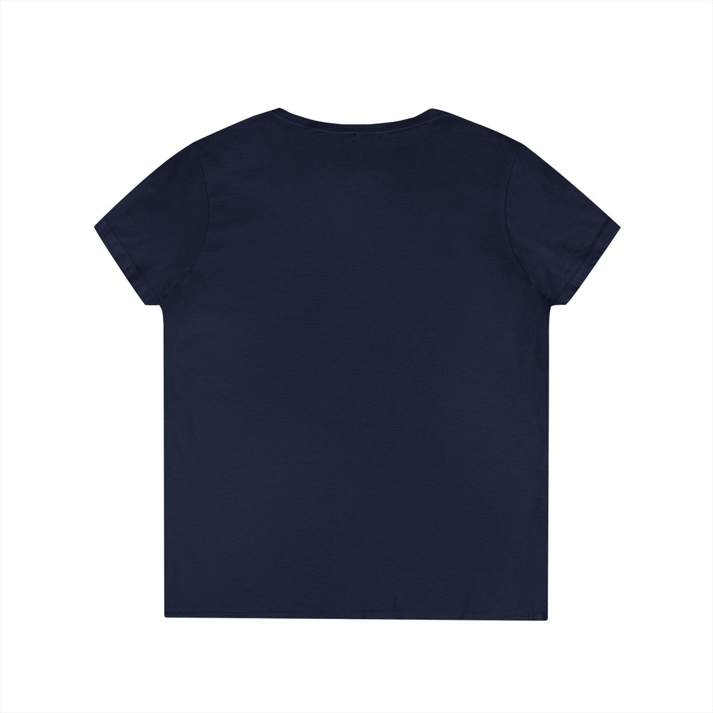 Single Hearts Valentine Ladies V-Neck Tee