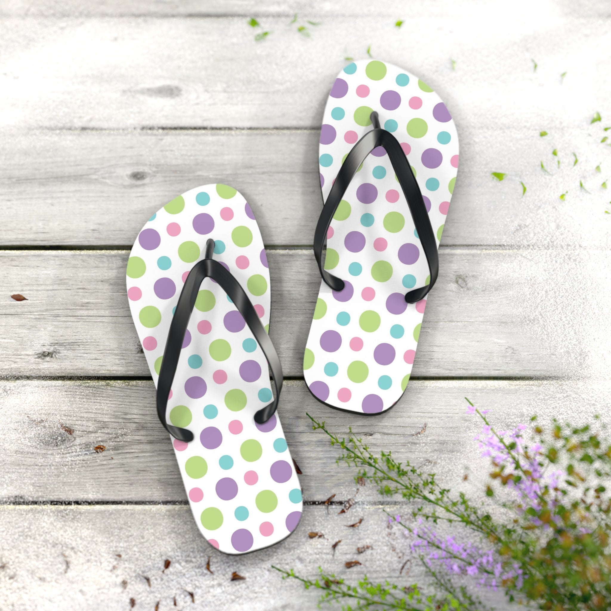 Flip Flops Polka Dots