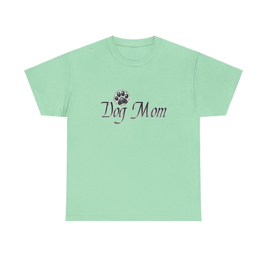 Dog Mom B/W Unisex Heavy Cotton Tee