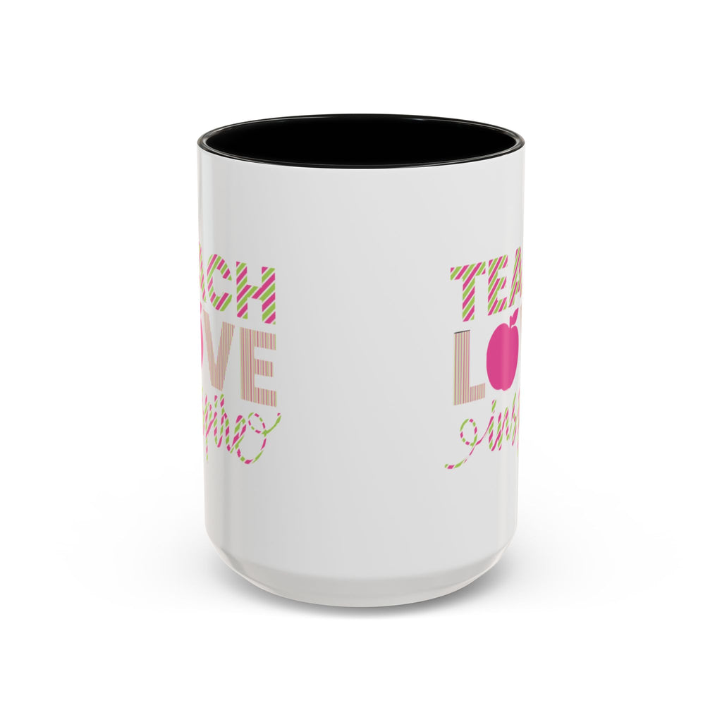 Teach Love Inspire Accent Coffee Mug