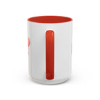 Love Learn Lead Valentine’s Accent Coffee Mug (11oz, 15oz)